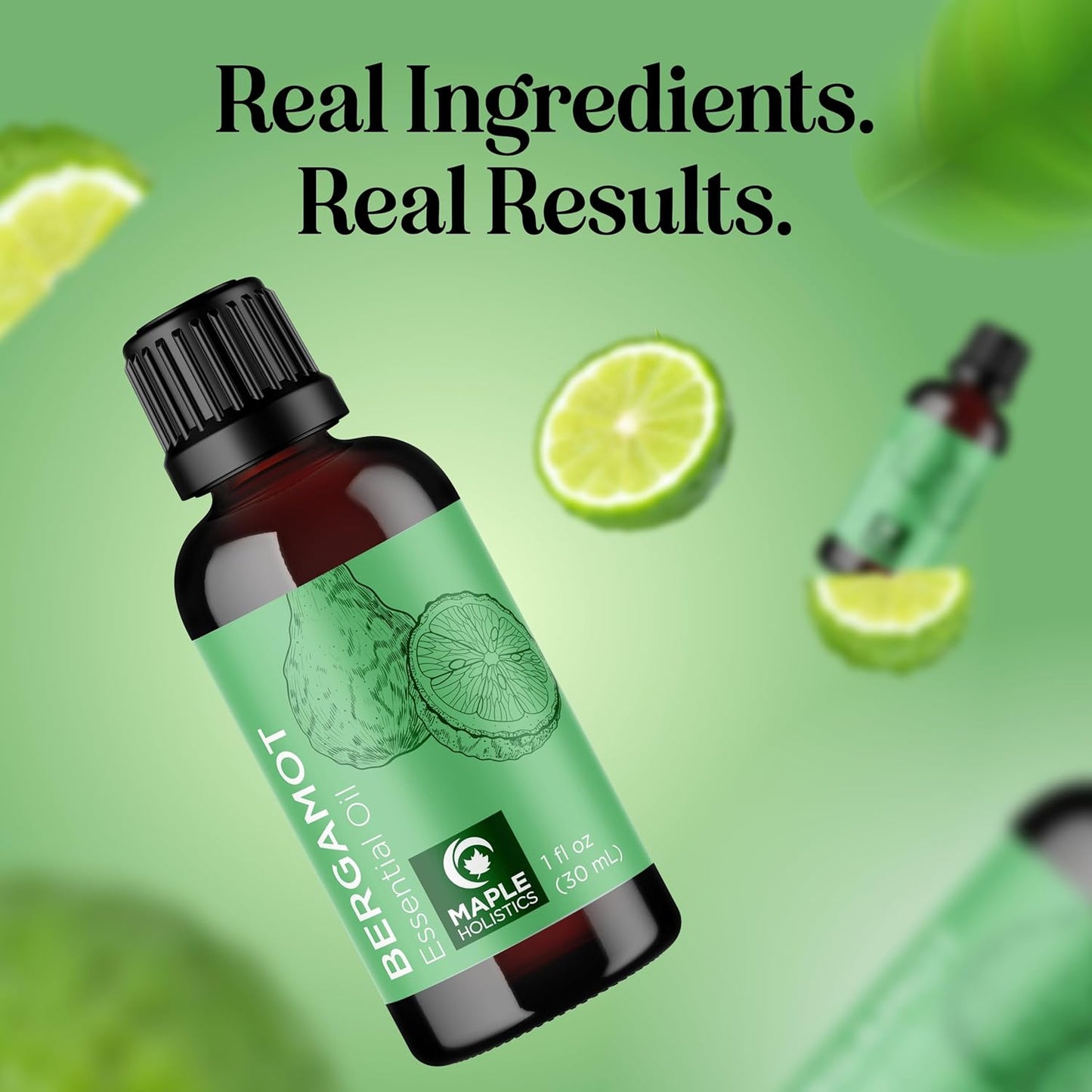 Bergamot Essential Oil - 100% Pure Citrus Oil for Diffusers, Aromatherapy, Hair, Skin, and Nails - Undiluted Relaxation for Baths and Topical Applications, 1 oz