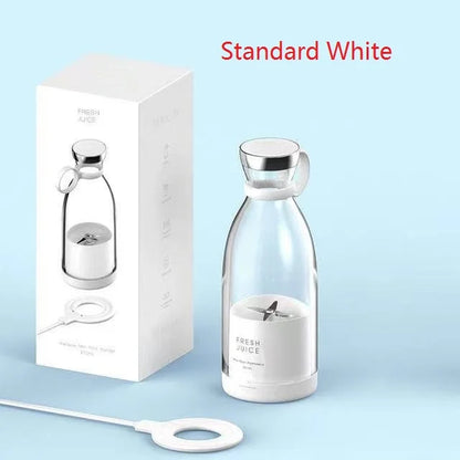 Wireless Rechargeable Portable Blender Juicer - 350ML Mini USB Fruit Mixer and Smoothie Extractor for Travel