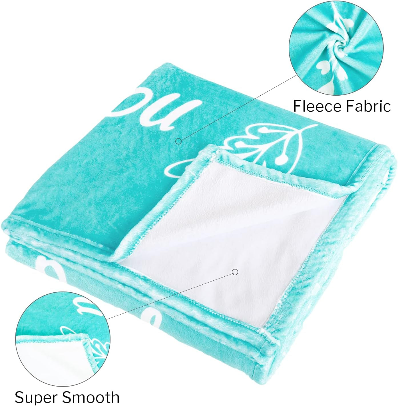 Best Friend Fleece Throw Blanket with Inspirational Messages - Ideal Gift for Healing and Comfort