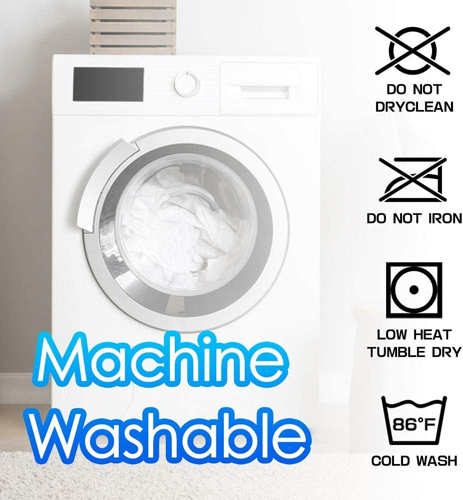 Queen Size All-Season Quilted Down Alternative Comforter Duvet Insert - Soft and Fluffy Bedding with Corner Tabs - Machine Washable for Winter and Summer Use