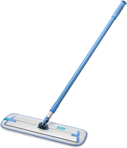 Deep Clean Mop, Microfiber Mop, Perfect Floor Cleaner for Hardwood, Laminate, Tile and Stone Flooring, Washable and Reusable, 100 Wash Promise,Blue / Silver