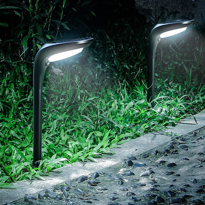 Outdoor Solar Pathway Lights - 4 Pack, 150 Lumens, Waterproof IP65, Dual Color Modes for Landscape Lighting in Walkways, Driveways, Gardens, and Patios