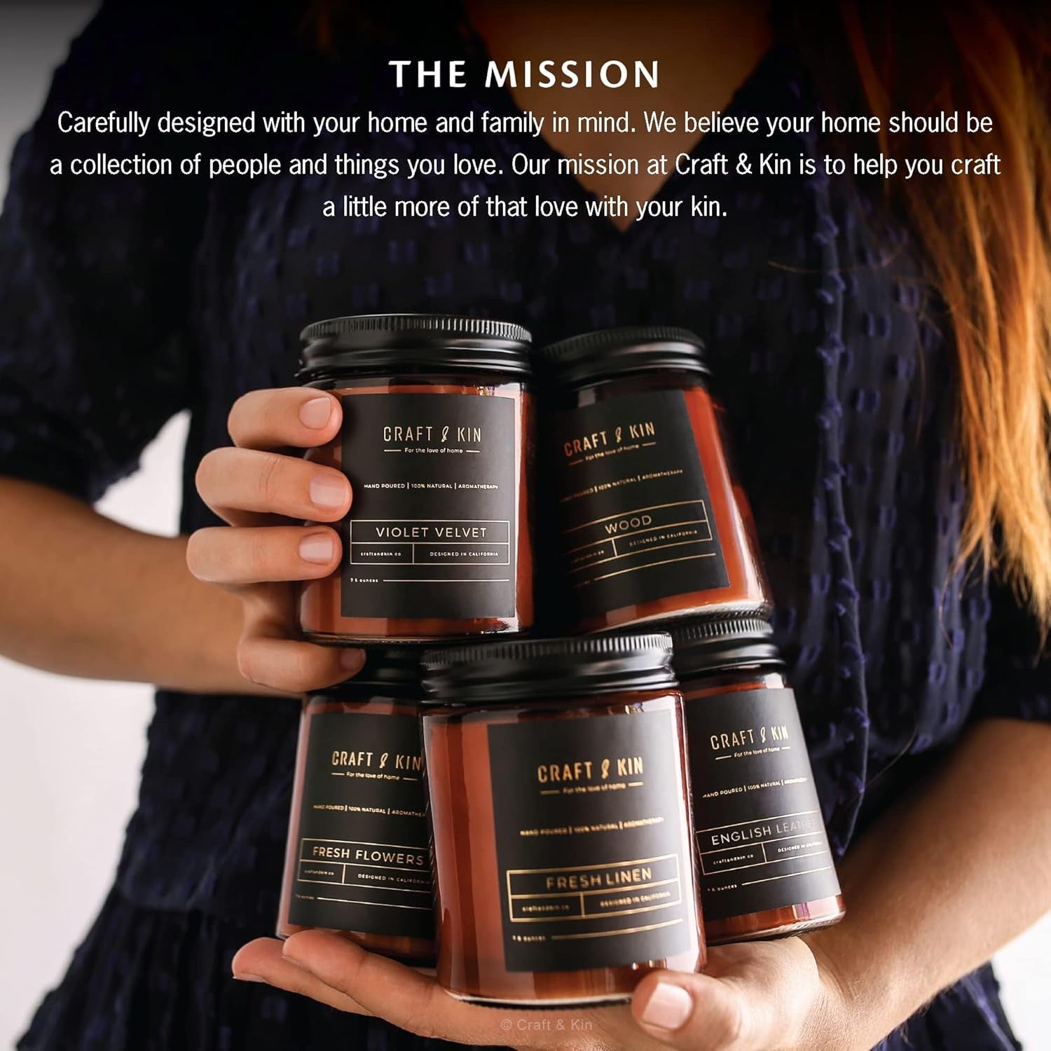 Premium English Leather Scented Candle - Long-Lasting 45-Hour Burn Time - Luxury Natural Soy Candle for Room Decor and Aromatherapy - 8 Oz