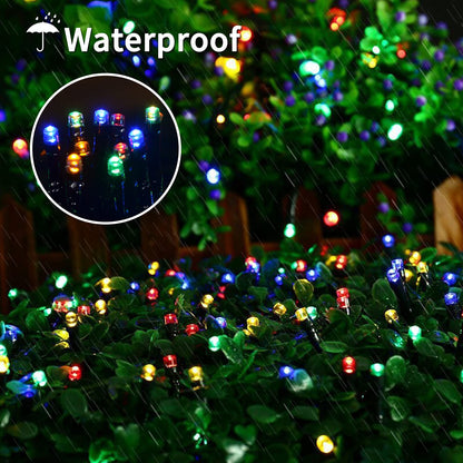 8 Modes Christmas Tree Lights Multicolor, 250 LED Christmas Lights Indoor, 91.5Ft Green Wire Waterproof Christmas Light Outdoor for Tree Party Garden Patio Christmas Decoration